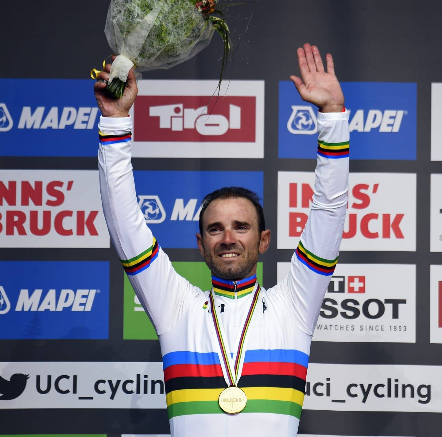 Alejandro Valverde eterno Campeón del mundo de ciclismo Monteagudo
