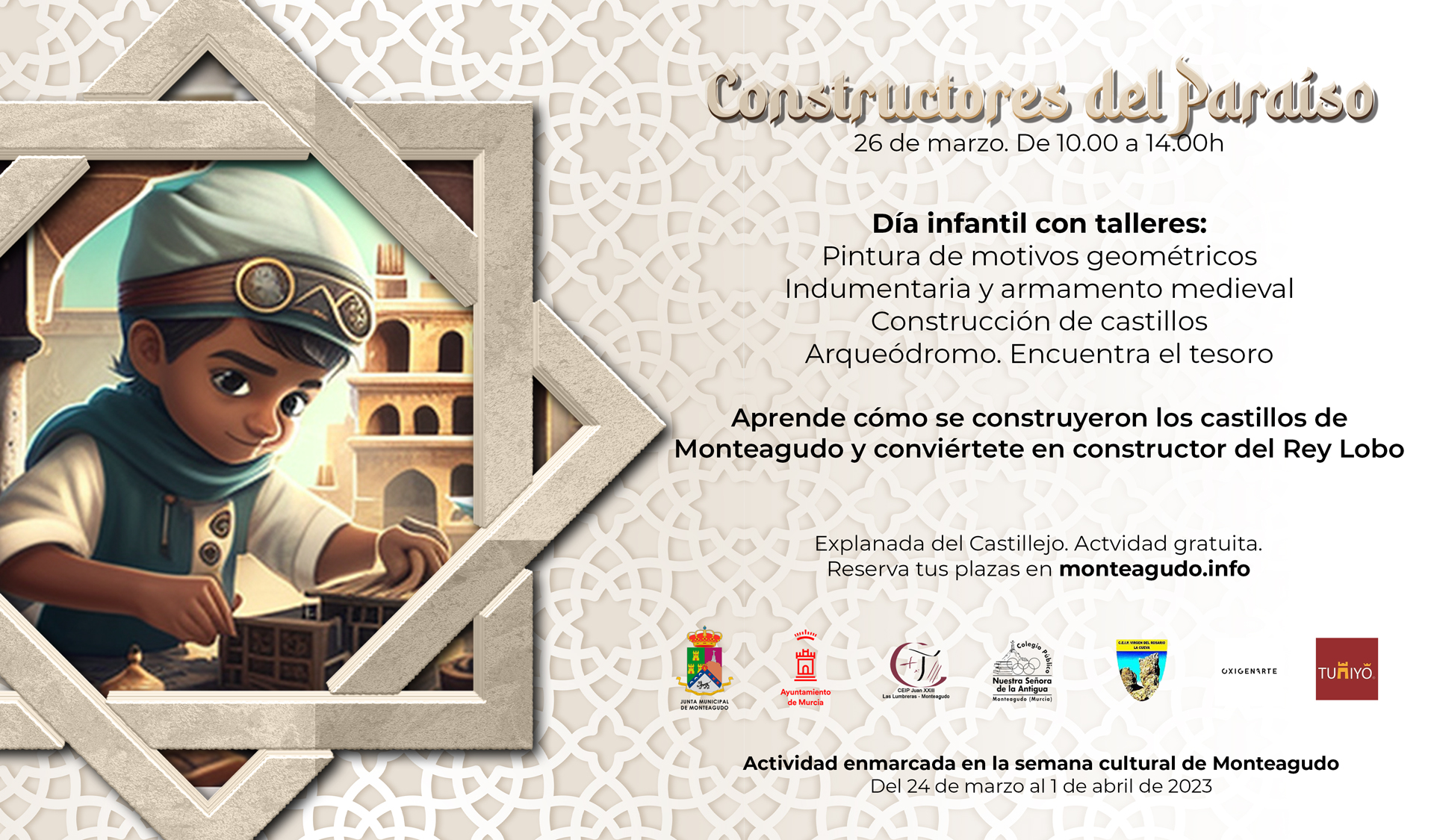 *Constructores del paraíso. Actividad infantil teatralizada.